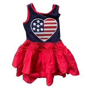 Cynthia Rowly Dress Toddler Girl 12 Months US Flag